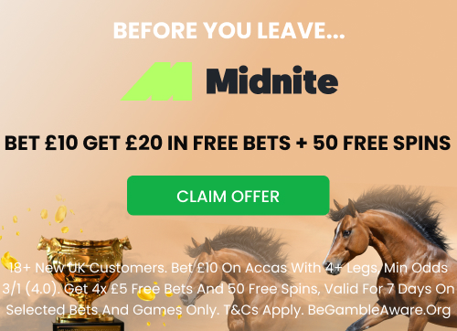 Cheltenham ext pop midnite